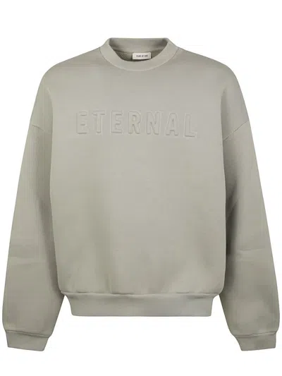 Fear Of God Eternal Eternal Crewneck Clothing In Grey
