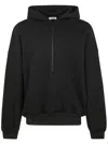 Fear Of God Eternal Eternal Half Zip Hoodie Clothing In Black