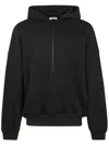 Fear Of God Eternal Eternal Half Zip Hoodie Clothing In Black
