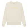 Fear Of God Brushed Cotton Eternal Sweatshirt With Embossed Print In White