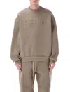 Fear Of God Eternal Relaxed Fit Crew Neck In Dusty Beige