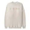 Fear Of God Eternal Fleece Crewneck 'warm Heather Oatmeal' In Neutral