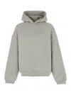 Fear Of God Eternal Grey Hoodie With Logo Patch On The Hood And Embroidery On The Front In Cotton Blend Man In Grey