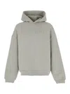 Fear Of God Eternal Grey Hoodie With Logo Patch On The Hood And Embroidery On The Front In Cotton Blend Man In Grey