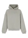 Fear Of God Eternal Grey Hoodie With Logo Patch On The Hood And Embroidery On The Front In Cotton Blend Man In Grey