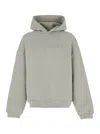 Fear Of God Eternal Grey Hoodie With Logo Patch On The Hood And Embroidery On The Front In Cotton Blend Man In Gray