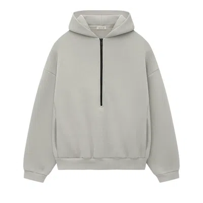 Pre-owned Fear Of God Eternal Half Zip Hoodie 'dove Grey' | Men's Size S