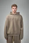 Fear Of God Eternal Logo-embossed Cotton-blend Jersey Hoodie