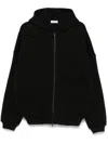 Fear Of God Hooded Sweatshirt With Half Zip In Black