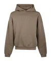 Fear Of God Beige Cotton Eternal Sweatshirt With Embossed Logo In Brown