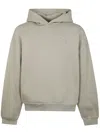 Fear Of God Long-sleeve Cotton Hoodie In Dove Grey