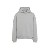 Fear Of God Oversized Hoodie With Ribbed Hem In Gray