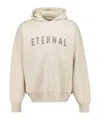 Fear Of God Brushed Cotton Eternal Sweatshirt With Embossed Print In Neutral