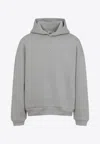 Fear Of God Oversized Hoodie With Ribbed Hem In Gray