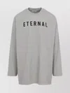 Fear Of God Dove Grey Cotton Eternal Long Sleeve Tee