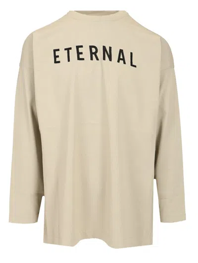 Fear Of God Eternal Long Sleeve T-shirt In Neutral