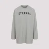 Fear Of God Dove Grey Cotton Eternal Long Sleeve Tee In Dove Grey