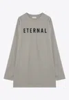 Fear Of God Ribbed Crew Neck Graphic Print T-shirt