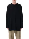 Fear Of God Ribbed Collar Crew Neck T-shirt With Long Sleeves