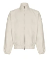 Fear Of God Eternal Shell Bomber Jacket In Cement