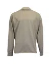 Fear Of God Eternal Print Long Sleeve High Neck T-shirt In Dark Beige Cotton In Beige