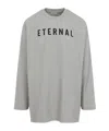 Fear Of God Dove Grey Cotton Eternal Long Sleeve Tee In Gray