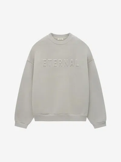 Fear Of God Eternal Round Neck Sweatshirt In Sand
