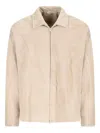 Fear Of God Viscose Blend Eternal Bomber Jacket With Embossed Detail In Neutral