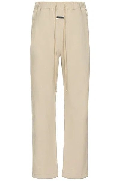 Fear Of God Logo-plaque Straight-leg Trousers In Grey