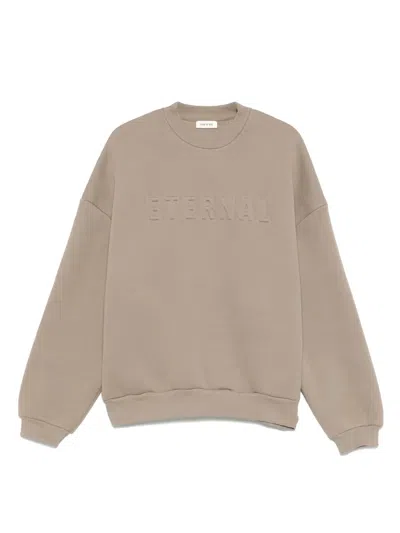 Fear Of God Eternal Sweatshirt In Brown