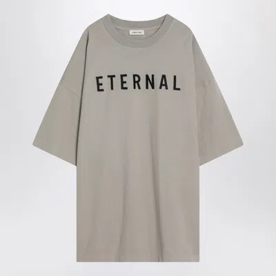 FEAR OF GOD FEAR OF GOD ETERNAL T SHIRT IN TAUPE COLOUR