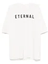 Fear Of God Eternal Oversized Logo-detailed Cotton-jersey T-shirt In White