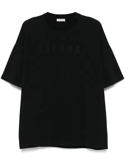Fear Of God Relaxed Fit Crew Neck T-shirt In Black