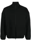 Fear Of God Black Nylon Bomber With High Collar In Black