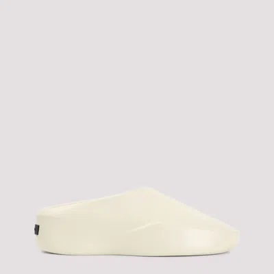 Fear Of God Logo Patch Slip-on Runner Sneakers In White