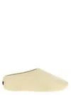 Fear Of God Off-white Slip On Slides In Beige
