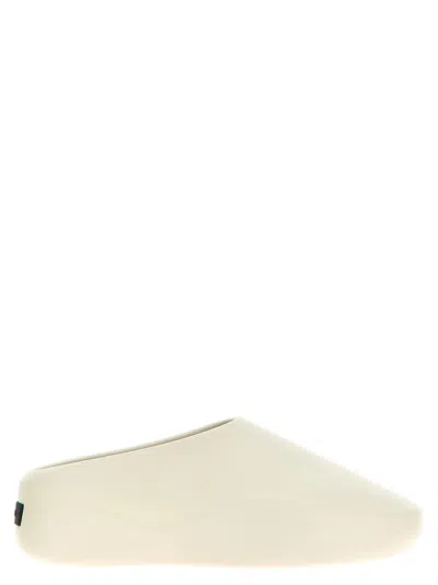 Fear Of God Logo Patch Slip-on Runner Sneakers In White