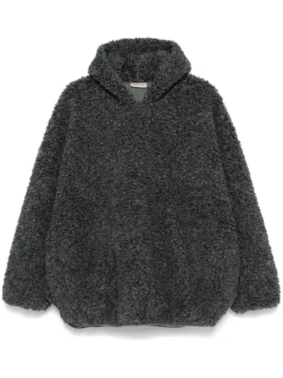 FEAR OF GOD FAUX-SHEARLING HOODIE