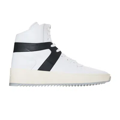 Pre-owned Fear Of God Basketball Sneaker 'white Black' | Men's Size 39