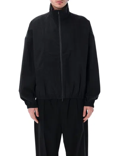Fear Of God Nylon Ripstop Tech Track Jacket In Black