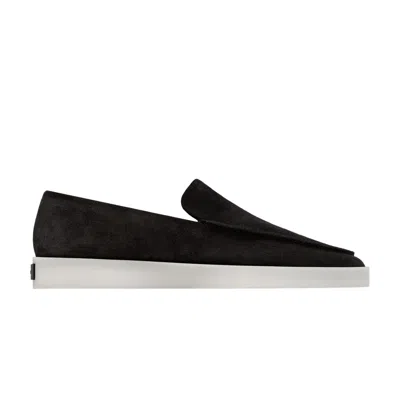 Pre-owned Fear Of God Reverse Suede Loafer 'black' | Men's Size 46
