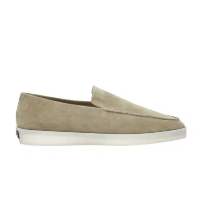 Pre-owned Fear Of God Reverse Suede Loafer 'salvia' | Grey | Men's Size 44 In Gray