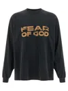 Fear Of God Logo-print Cotton-jersey T-shirt In Black