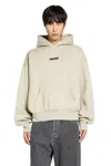 Fear Of God Felpa Con Cappuccio In Pile Classico In Neutral