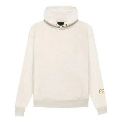 Fear Of God Fg Hoodie 'vintage Concrete White' In Neutral