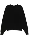 Fear Of God Ribbed Crew Neck Sweater With Long Sleeves In Black