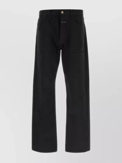 Fear Of God Five-pocket Denim Trousers Featuring Belt Loops In Blue