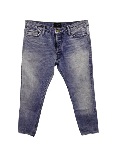 Pre-owned Fear Of God Five-pocket Jeans In Blue