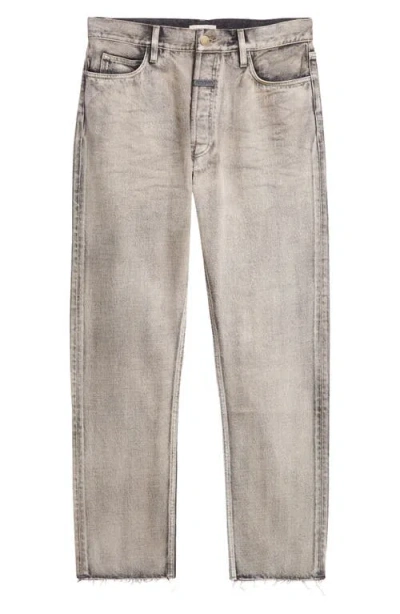 FEAR OF GOD FEAR OF GOD FIVE-POCKET RAW HEM STRAIGHT LEG JEANS