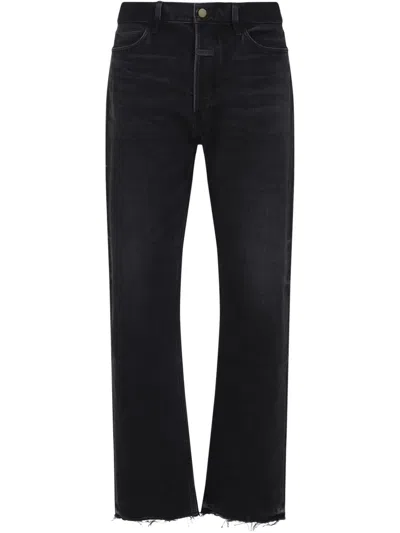 Fear Of God Classic Straight-leg Jeans In Black